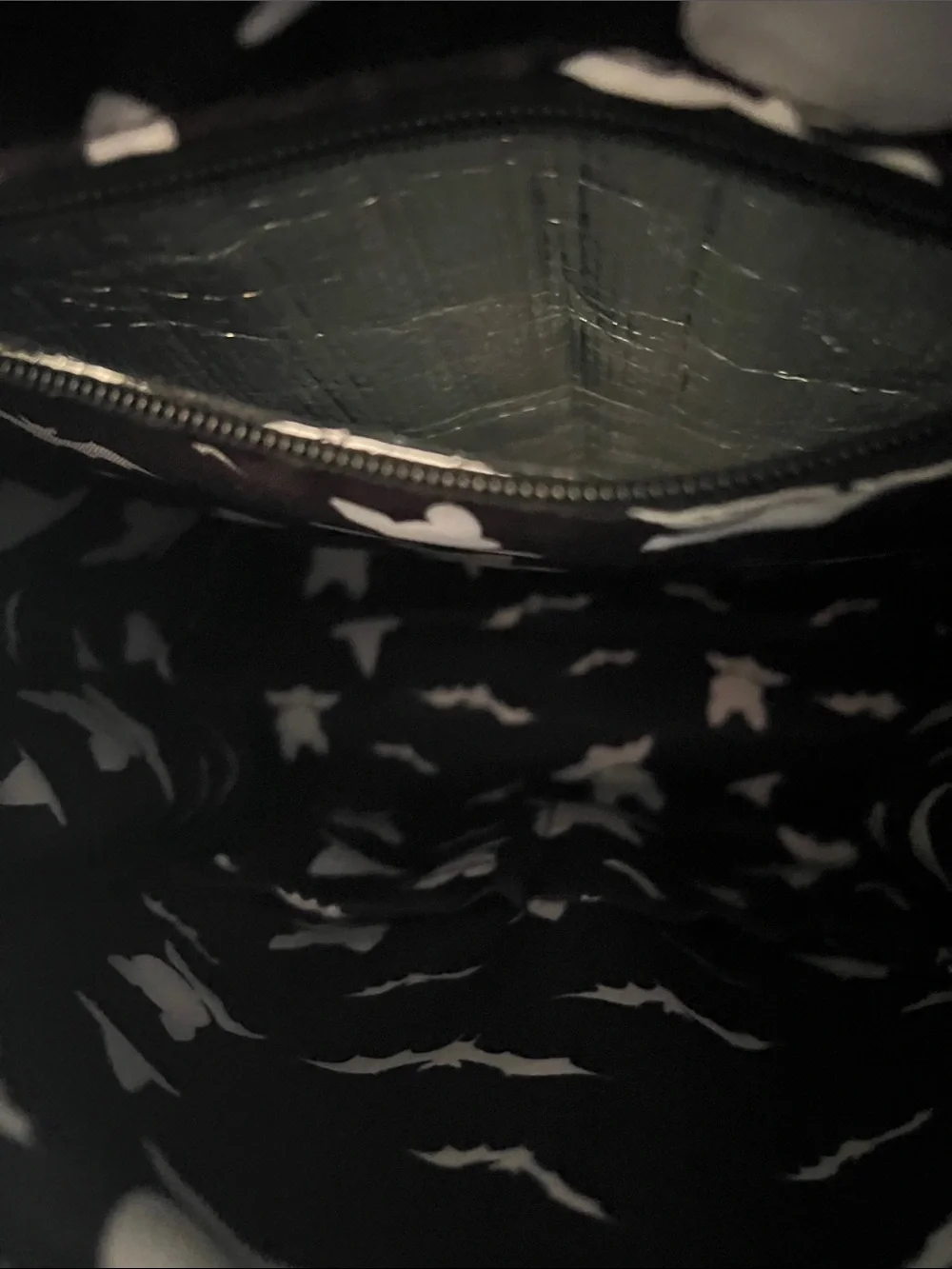 Mumsterville Black Spiderweb Embossed Backpack – Contemporary Urban Style - Picture 13 of 13